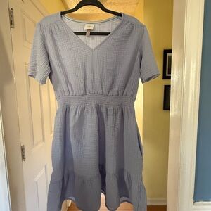 Knox Rose Soft Blue Midi Dress